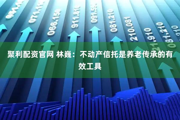 聚利配资官网 林巍：不动产信托是养老传承的有效工具