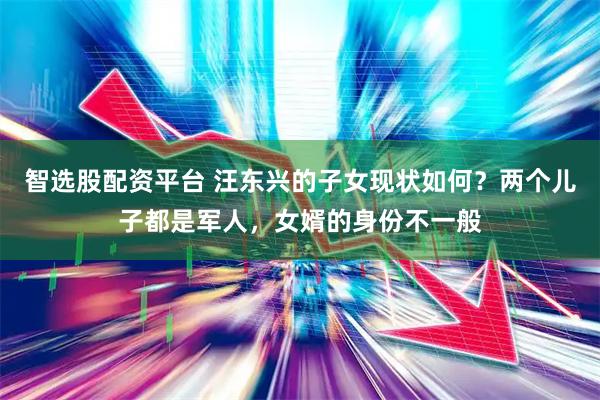 智选股配资平台 汪东兴的子女现状如何？两个儿子都是军人，女婿的身份不一般