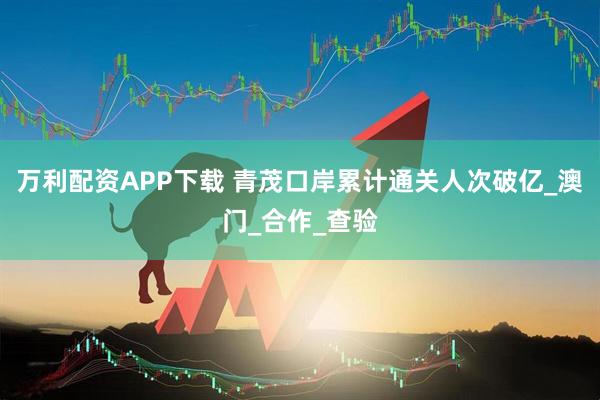 万利配资APP下载 青茂口岸累计通关人次破亿_澳门_合作_查验
